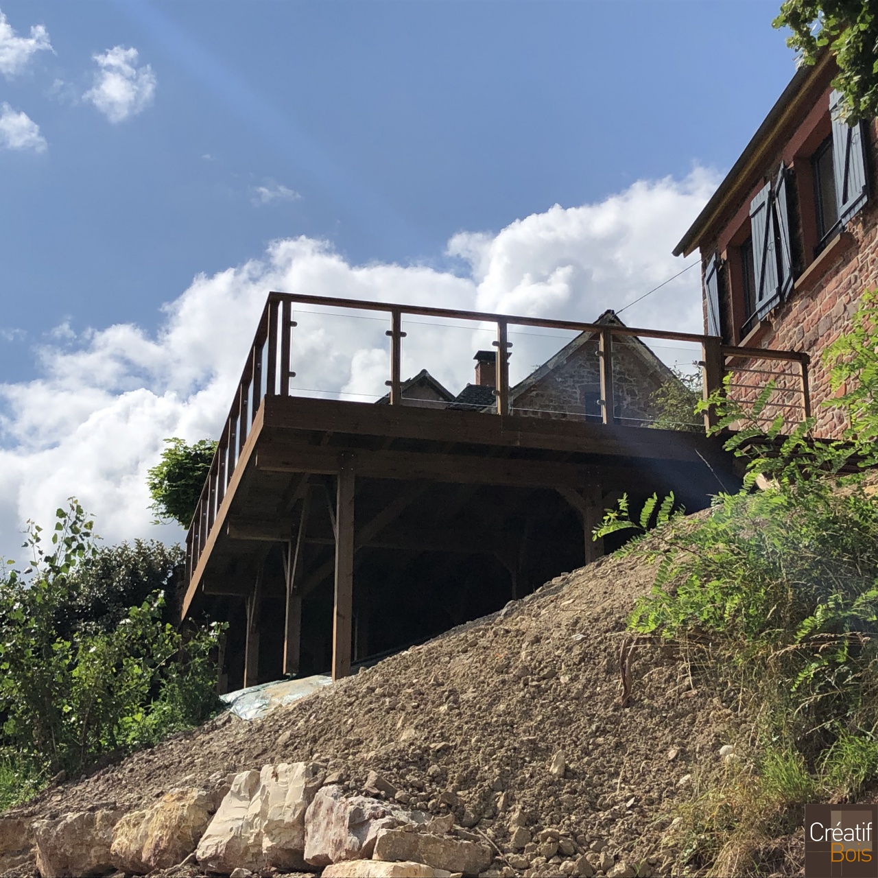 Terrasse Autoportante et Garde-corps Vézèra - MEYSSAC - 19 Corrèze 